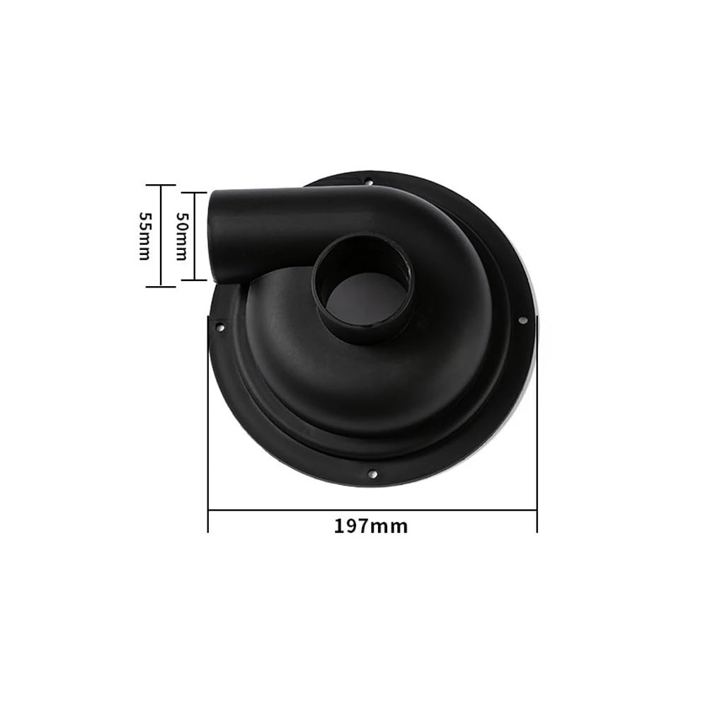 Copertura ciclonica per aspirapolvere e Filtro ciclonico Filtro per Lavorazione del Legno Collettore di Polvere ciclonico Accessori per collettore di Polvere per aspirapolvere