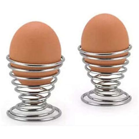 GSL Heavy Duty Chrome Spring Egg Cups Cover