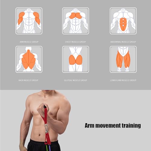 Bandes de résistance d'exercice pour l'entraînement de force portable - 4