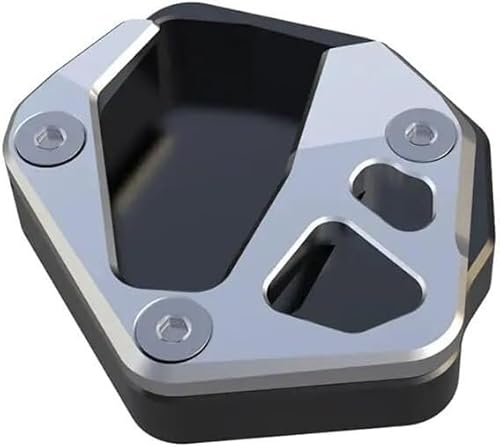 Motorradständer-Verbreiterung, Seitenständerpolster Motorrad for Moto for Guzzi for V100 for Mandello 2023 2024 Seitenständerverlängerung Fußpolster Stützplatte Fahrradständerverlängerung Fuß, stabil(