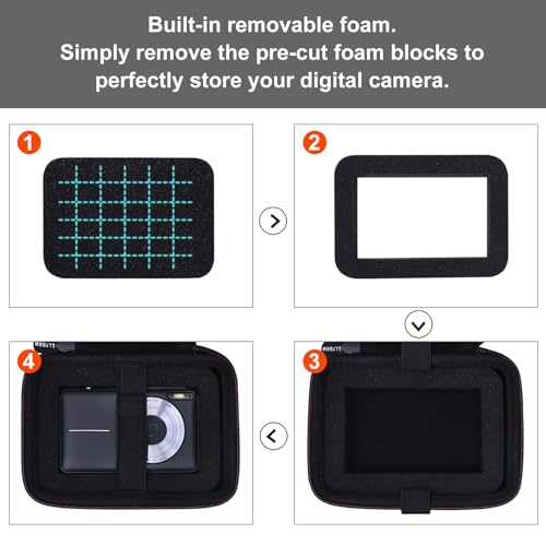 Fundas para cámaras digitales LTGEM negro miniatura 4