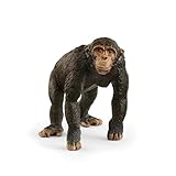 Schleich Wild Life - 3' Chimpanzee Animal Figurine - Realistic Monkey Figure for Boys and Girls - Educational Toys for Imaginative Play for Children - Realistic Jungle Toy for Kids Ages 5+ | 14883