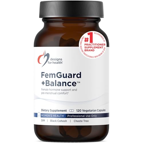 Designs for Health FemGuard + Hormone Balance for Women - DIM, Black Cohosh, Calcium D-Glucarate, EGCg Green Tea Extract & Chaste Tree Supplement for Mood Support & Estrogen Metabolism (120 Ca...