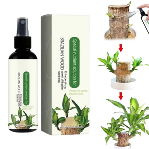 Engrais Brésilien Pour plants En Bois Chanceux – Engrais Pour plants D'intérieur En Bois Brésilien | Solution Nutritive Hydroponique En Bois Brésilien De 100 Ml Pour Bois Porte-bonheur (1 Pièce)