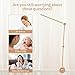 Baby Crib Mobile Holder - Wooden Mobile Arm for Crib,Crib Mobile Arm,Mobile Crib Hanger (Wooden Arm)
