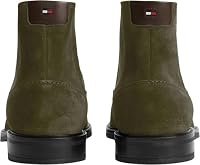 Tommy Hilfiger Herren Corporate Dressy Suede Chelsea Fm0fm05953 Niedrige Stiefel, Khaki Platinum Olive, 41 EU – Ansicht 2