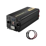 Inversor Inversor Onda Sinusoidal Modificada 6000 W para Autocaravanas Camiones Barcos Viajes Convertidor Potencia con Pantalla LCD Control Remoto