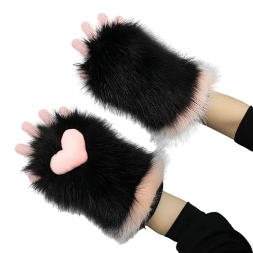Gant cosplay chat anti-froid pour enfants aux mains gelées