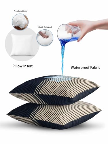 Almohada poliéster 45x45 cm impermeable decorativa miniatura 7