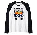 Ernte Truck mit Kürbis Herbst Herbst Saison T-Shirt Schönes Herbsthemd für Frauen, Männer, Kürbisliebhaber, Kinder, Sohn, Tochter, die Herbst oder Herbst liebt. Dies ist das beste Geschenk für sich selbst oder Familienmitglieder, um Apfelpflückung in der Herbstsaison zu gehen