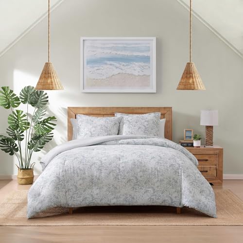 Tommy Bahama Housse douillette reine coton 100% bleu
