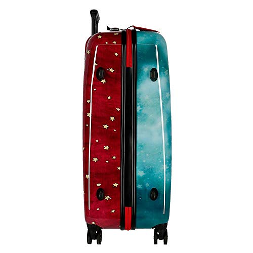 Set de bagages Santoro Gorjuss rigide multicolore 55 et 67 cm avec serrure TSA - 5