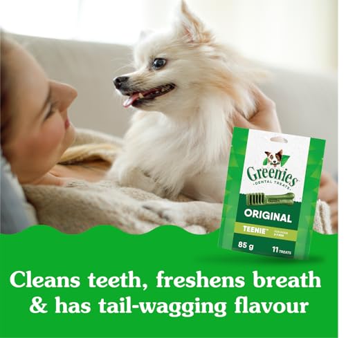GREENIES Dog Treats Original Teenie Natural Dental Care, (43 Treats) 12oz. Pack image 8