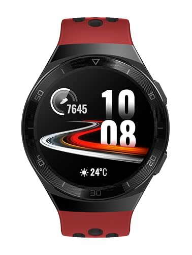HUAWEI Watch GT 2e Bluetooth SmartWatch, Sport GPS 14 Days Working Fitness Tracker, Heart Rate Tracker, Blood Oxygen Monitor, Waterproof for Android and iOS, 46mm Lava Red