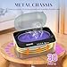 ELEGCOV Paraffin Wax Machine for Hand and Feet, 4500ml Paraffin Warmer with 8 Pack Paraffin Wax Refills, Precision Temperature Control for Reservation Paraffin Wax Bath, Fast Wax Meltdown, Black