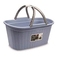 Cesta Portabiancheria Bianca 58x38x28 Cm - Design Elegante Con Manici, Polipropilene - Foto 8