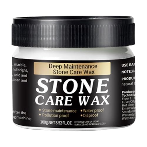 Marble Polish Wax - Restores Shine & Protects Polished Stone Surfaces | Ideal for Marble Granite & More - 100g