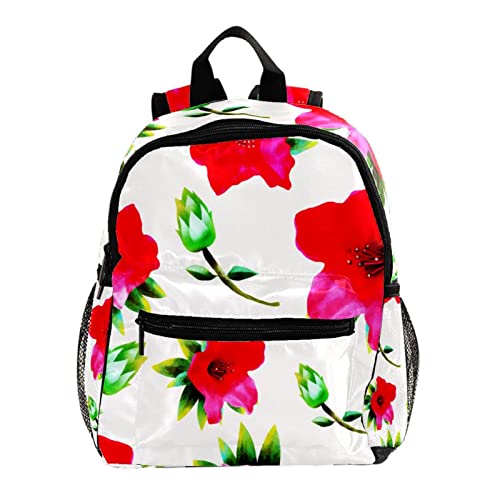 Sac à dos pour enfants motif floral bleu, le cadeau utile et mignon
