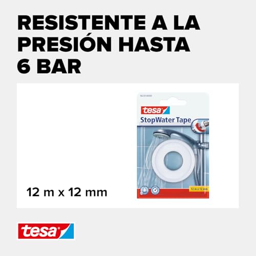 Miniatura 3 de Cinta De Teflón Tesa 12 M X 12 Mm , Color Blanco