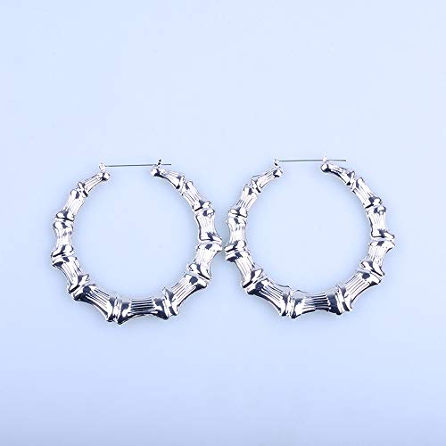 Image of Women Simple Hip Hop Punk Bamboo Earrings Stud Earrings 3 set