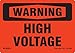 Brady 20990LS Electrical Safety Labels, Self-Sticking, Polyester, 3.5" x 5", Black On Orange (Pack of 20)