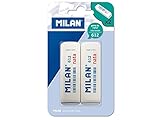 goma milan nata 620 No daña el papel. Goma Borrar MILAN 612 Nata, Blister x2