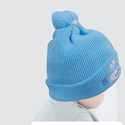 Image of Pack of 2 100% Woolen Cap for New Born Baby | Winter Warm Cap | Baby hat Cap for Winter | Woolen Cap for Baby, Kids