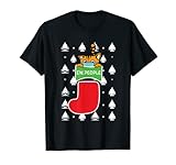 Funny Ew People Cat Face Mask Santa Xmas Pajamas