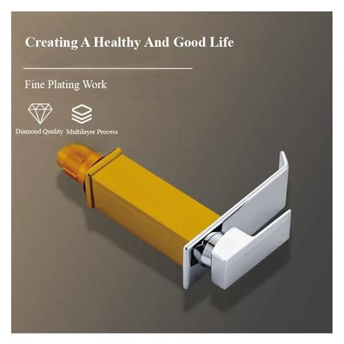 Grifo de baño de latón antical con flujo de cascada controlado para evitar salpicaduras 4