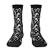 oyebn Dancing Skeleton Novelty Socks Funny Crew Socks For Men Women Gifts