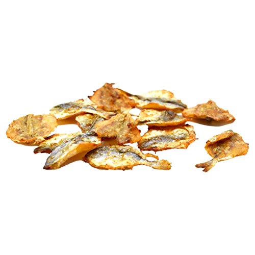 Nai Pramong Brand, Roasted Seasoned Yellow Stripe Trevally Chilli Flavour, Seafood Snacks Size 40G X 2 Packs #TOP5