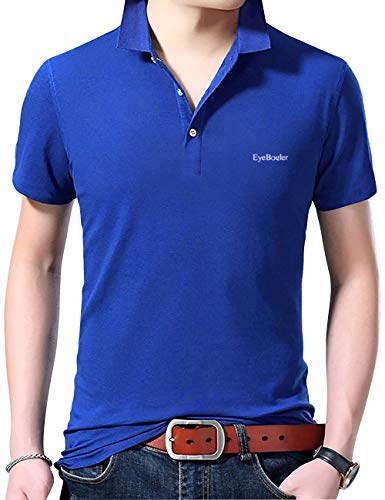 Image of EYEBOGLER Men's Regular Fit Polo Neck Halfsleeve T-Shirt