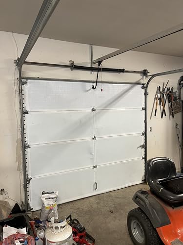 Bluetex Insulationㅤ White Reflective Foam Core Tearproof Single Garage Door I...