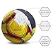 ZTGD Football for Competitions Outdoor Sports Foot Ball Kids Students Size 3/5 Official Waterproof PVC Elastic Soccer Professional Game Exams Yellow 5