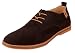 4How Men's Cow Suede Oxford Shoes Tan US 11.5M