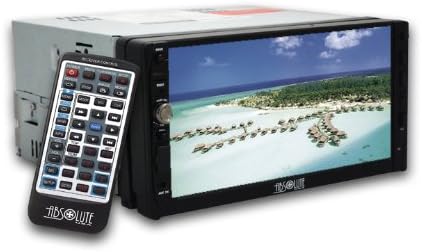 Absolute DD-3000 7-Inch Double Din Multimedia DVD Player Receiver with Touch Screen System Display and Detachable Front Panel SD/USB Slot