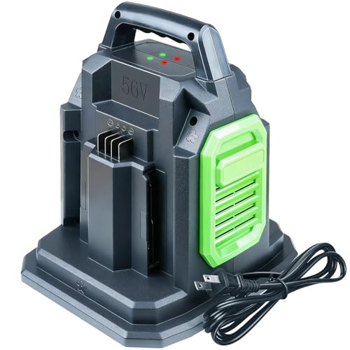 Image of DTK Fast Charging Dual Port Replacement for EGO 56V Charger BA2800 BA4200 BA1400 CH3200 CH5500 CH2800D Rapid Ultra Turbo Battery Charger