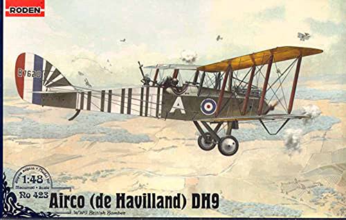 Roden Airco De Havilland DH9 British Two-Seat Biplane Bomber Airplane Model Kit