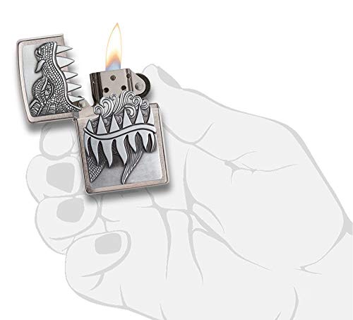 Encendedor de bolsillo Zippo Fire Breathing Dragon miniatura 5