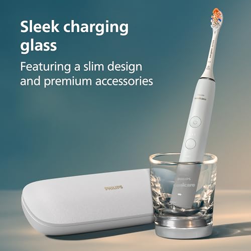 Philips Sonicare DiamondClean 9300 Electric Toothbrush, 2 Brush Head, White - image 8
