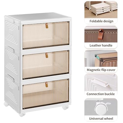 Caisses de rangement transparente pour salon et chambre modulable