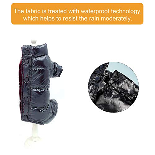 DECDEAL Roupas para animais de estimação Casaco impermeável para animais de estimação Roupas para cã