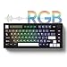 MONSGEEK M1 V5 Aluminum Mechanical Keyboard 75% Quick Release Gaming Keyboard Black & Silver with Knob 8000 mAh RGB Hot-swappable Pre-lubed Cilantro Switch