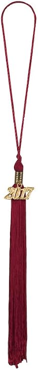 Elementary school Graduation Gown and Cap - Shiny (Maroon, 4'3 - 4'5 (131cm - 138cm))