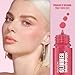 Revlon Glimmer Blush Drops, Liquid Blush for Cheeks, Liquid to Velvety Powder Finish, Glowy, High Pigment, 102 Pink It Over, 0.32 fl oz