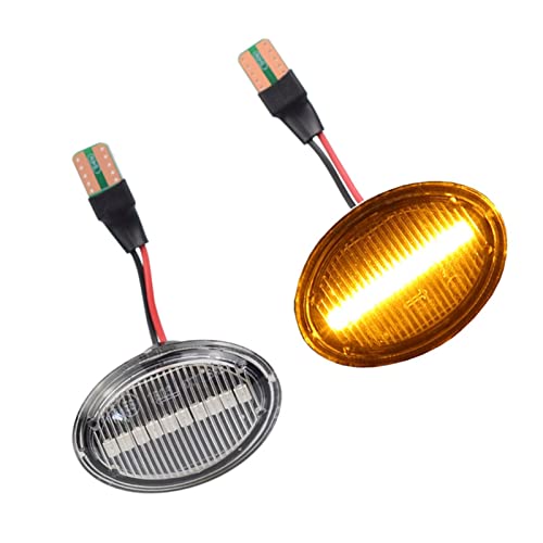Clignotant latéral dynamique Fiat 500C noir pour sécuriser vos changements de voie
