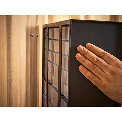 Stanley Aufbewahrungsbox (mit 39 Schubfächern, Maße 36.5 x 43.5 x 15.5 cm, geeignet für Wandmontage) 1-93-981… – Bild 7