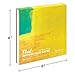 Fluid Watercolor Paper Block, 6 x 6 inches, 15 White Sheets, 140 lb (300 GSM) Hot Press Pad for Artist Painting and Wet Media