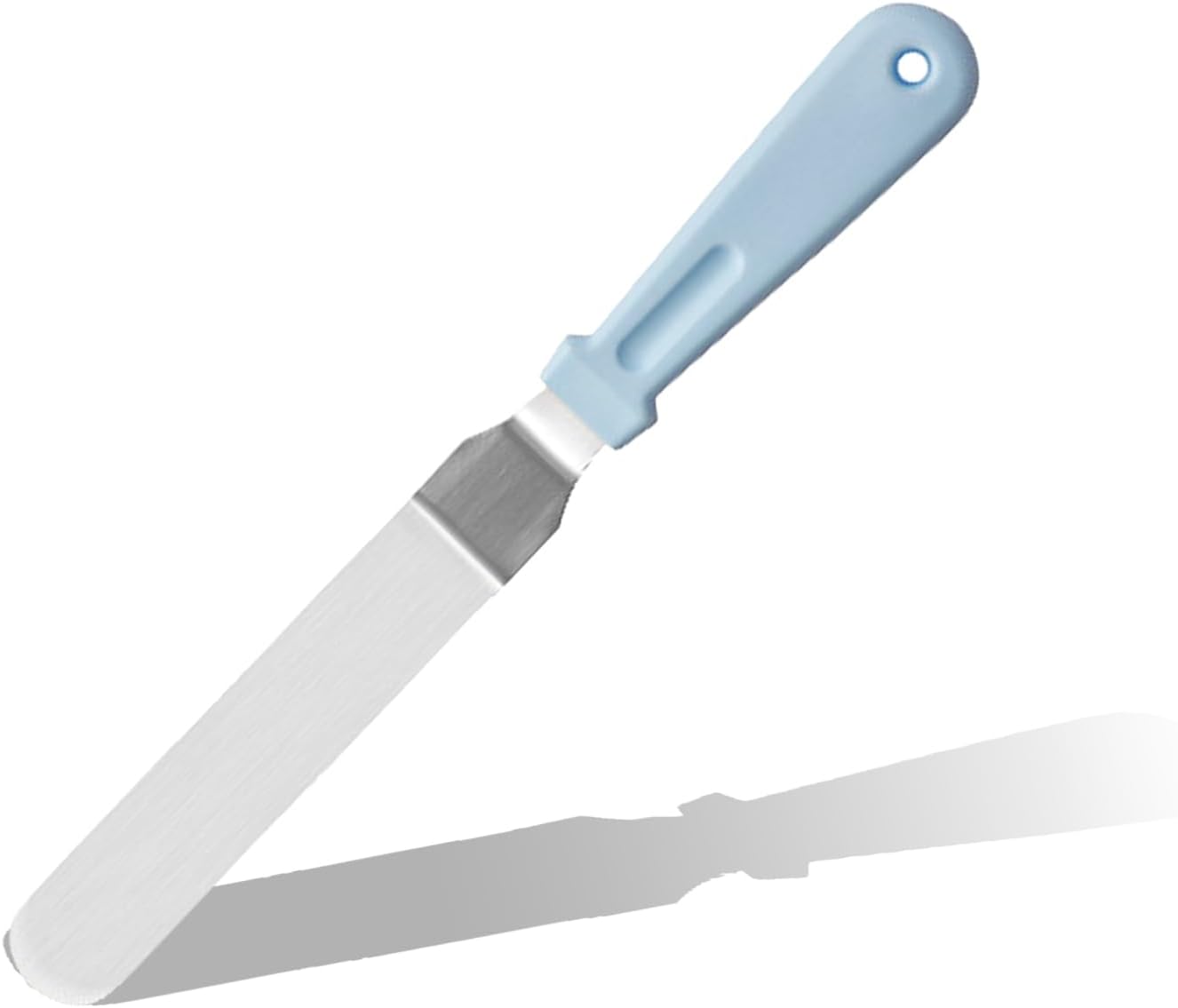 Tomtary Palette Knife Baking Icing Cakes Decorating Angled Offset Spatula, Stainless Steel Blade & Non-Slip Handle Bakelite Handles Bake Off Cake Frosting Pastries Spatulas