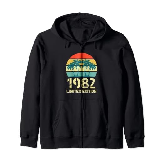Camisetas vintage de cumpleaños de 1982 para mujer, divertidas camisetas de cumpleaños de 1982 Sudadera con Capucha